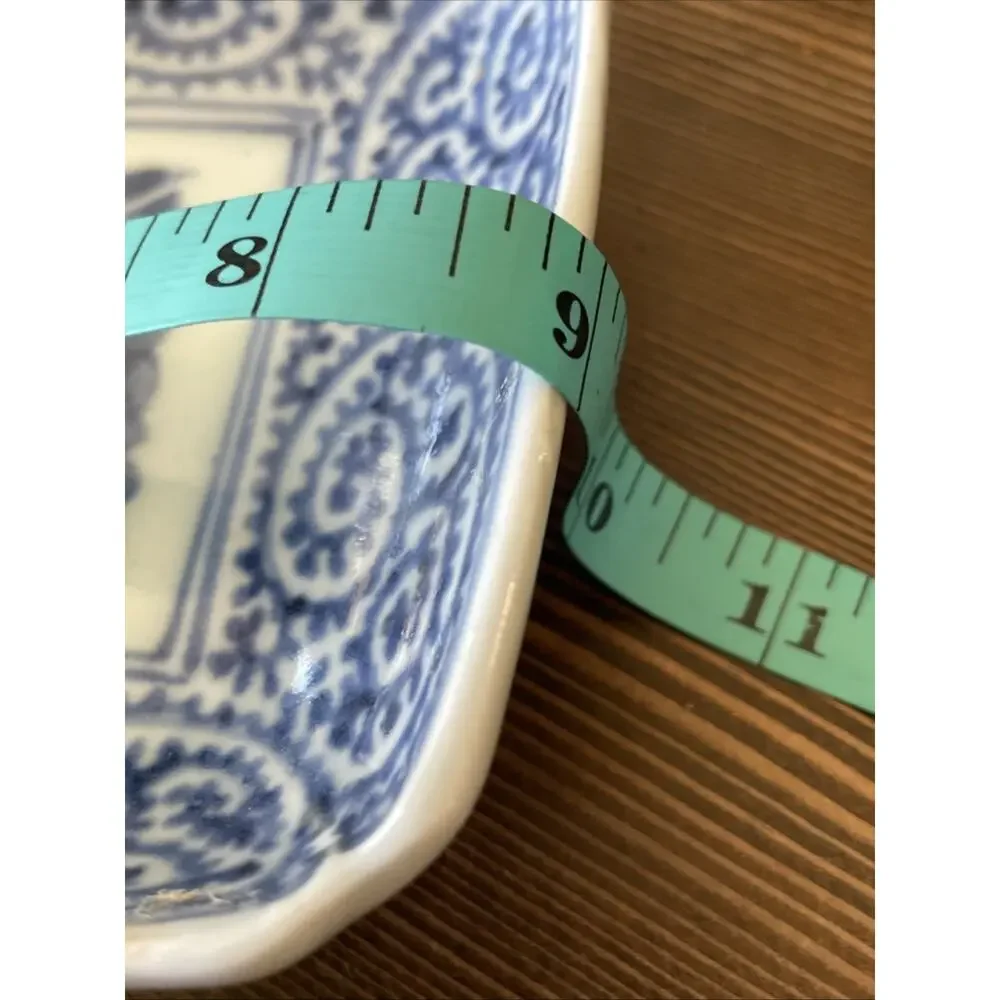Old Imari Decorative Plate - Vintage Sushi Japanese Porcelain 8 1/2x4 1/2